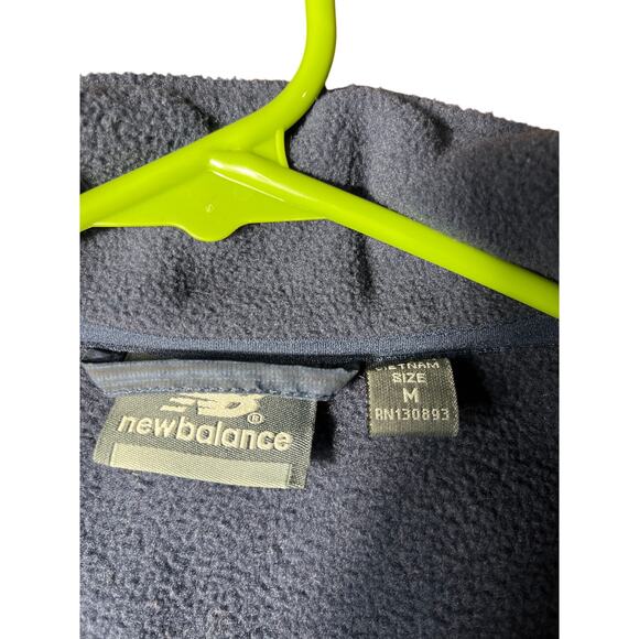 Men’s new balance, navy fleece zip up jacket M - Picture 3 of 6